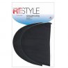 10x Schouderv.203 ingezet groot Zb  15 mm zwart