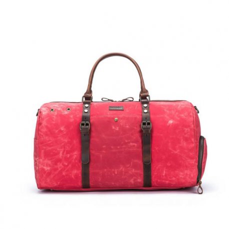 DELLA Q CANVAS WEEKENDTAS 55,9X30,5X25,4CM ZALM 99625