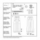 Burda 6079 Broeken van Gabardine, Stofmenging, leer of katoen/denim