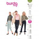 Burda 6072 Broeken van Stretch Stoffen Katoen, Denim of Stofmenging