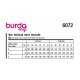 Burda 6072 Broeken van Stretch Stoffen Katoen, Denim of Stofmenging