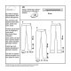 Burda 6072 Broeken van Stretch Stoffen Katoen, Denim of Stofmenging