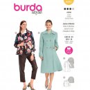 Burda 6092 Jasje en Mantel van Wol, Tweed of Boucle