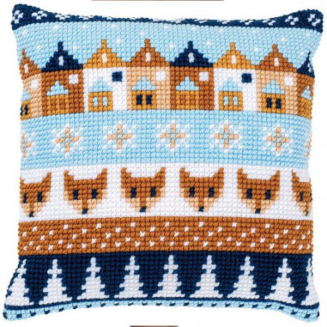 KRUISSTEEKKUSSEN KIT WINTERMOTIEFJES  PN-0170316