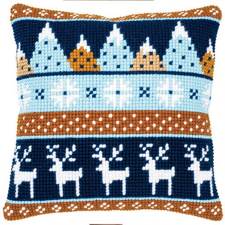 KRUISSTEEKKUSSEN KIT WINTERMOTIEFJES  PN-0170317