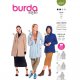 Burda 6057 Jasjes en Mantel van Wol, Tweed, Jacquard of Teddy/Borg