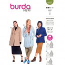 Burda 6057 Jasjes en Mantel van Wol, Tweed, Jacquard of Teddy/Borg
