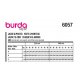 Burda 6057 Jasjes en Mantel van Wol, Tweed, Jacquard of Teddy/Borg