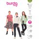 Burda 6053 Jasjes van Jersey Tricot, gebreid, Punta