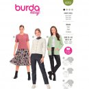 Burda 6053 Jasjes van Jersey Tricot, gebreid, Punta