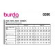 Burda 6096 Jasjes Maateje meer van Wol, Gabardine of Jacquard