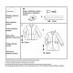 Burda 6096 Jasjes Maateje meer van Wol, Gabardine of Jacquard