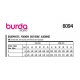 Burda 6094 Badjas/ Peignoir Maatje meer van Badstof, Jogging of wafeldoek