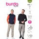 Burda 6064 Shirts voor mannen  Jogging, Tricot/Jersey