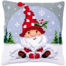 KRUISSTEEKKUSSEN KIT KERSTKABOUTER IN DE SNEEUW PN-0188665