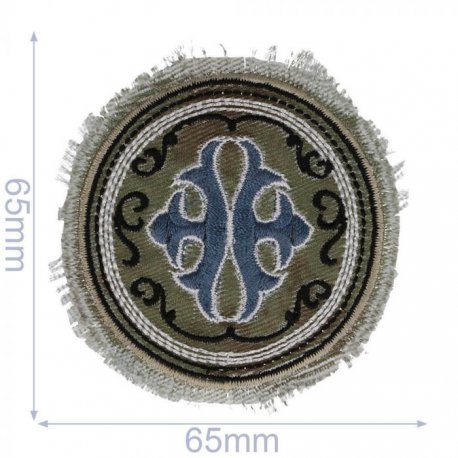 Applicatie button rond bruin