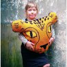 KRUISSTEEKVORMKUSSEN KIT MET RUG EVA M CHEETAH  PN-0197160