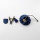 COHANA SEKI MINI SCHAAR IN TASJE MET TREKKOORD BLAUW 45-233