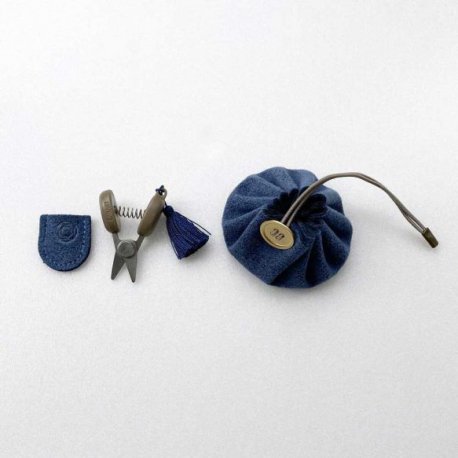 COHANA SEKI MINI SCHAAR IN TASJE MET TREKKOORD BLAUW 45-233