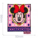 5x Applic. Minnie Mouse met rode strik
