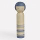 COHANA KOKESHI DOLL SPELDENKUSSEN BLAUW 45-186