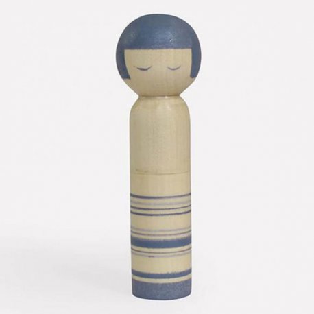 COHANA KOKESHI DOLL SPELDENKUSSEN BLAUW 45-186