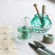 COHANA OTARU KIRIKO SPELDENKUSSEN MET NAALDEN GROEN 45-111