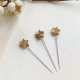 COHANA KOPSPELDEN MET STER 0.50X35MM WINTER GOUD 45-165