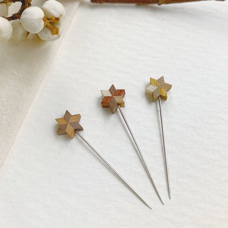 COHANA KOPSPELDEN MET STER 0.50X35MM WINTER GOUD 45-165