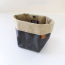COHANA ACCESSOIRE TAS CANVAS WAX 15,5X9CM GRIJS 45-130