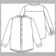 Stof voor overhemd model 24 uit Knipkids nr 6 art Poplin Katoen met kleine stipjes 04948 V wit grijs 113