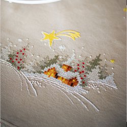 TAFELKLEED KIT WINTERLANDSCHAP MET STER  PN-0179557
