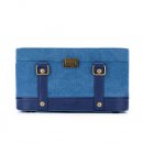 DELLA Q TRAIN CASE 30,5X15,3X12,7CM INDIGO 22252
