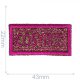 Applicatie COSYNESS glitter in roze