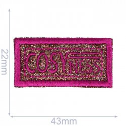 Applicatie COSYNESS glitter in roze