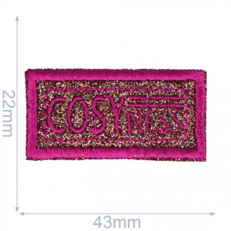 Applicatie COSYNESS glitter in roze