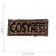 Applicatie COSYNESS glitter in brons