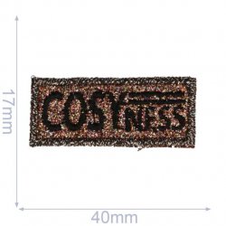 Applicatie COSYNESS glitter in brons
