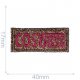 Applicatie COSYNESS glitter in roze