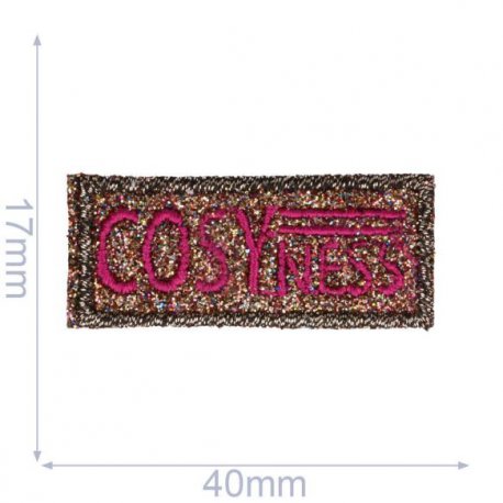 Applicatie COSYNESS glitter in roze