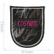 Applicatie COSYNESS roze wapen met veren