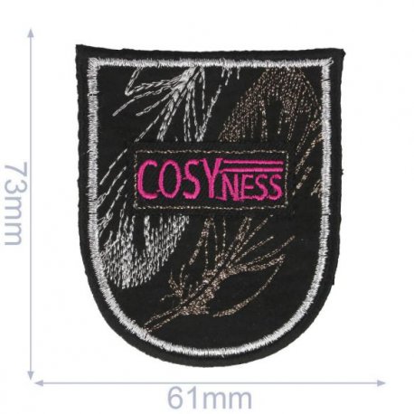 Applicatie COSYNESS roze wapen met veren