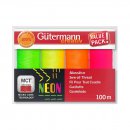 GÜTERMANN ALLESNAAIGARENSET NEON G734463-1