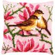 KRUISSTEEKKUSSEN KIT VOGELTJES TUSSEN MAGNOLIA PN-0191035