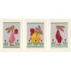 WENSKAART KIT PAASKONIJNEN IN TULPENTUIN SET VAN 3 art PN-0196171