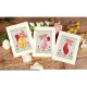 WENSKAART KIT PAASKONIJNEN IN TULPENTUIN SET VAN 3 art PN-0196171