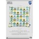 SPANSTEEKKUSSEN KIT BLOEMEN  PN-0153760