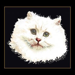 Thea G.Witte Poes of Aida, Linnen of Aida Zwart