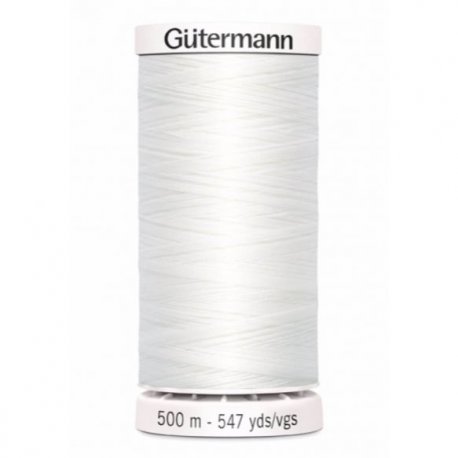 Gütermann Wit 500 mtr. kl 800
