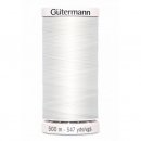 5x Gutermann Naaigaren Wit 500 mtr.